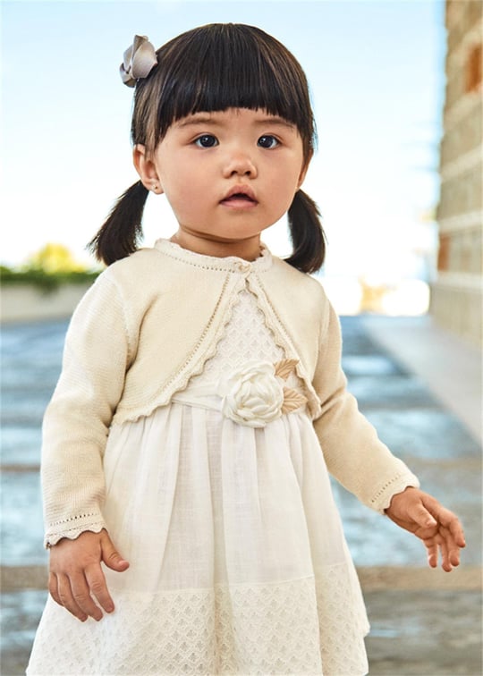 Mayoral Kız Bebek Bolero Hırka Bej 306