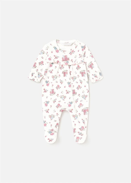 Mayoral Kız Bebek Çiçekli 2'li Tulum Set Pembe 2778