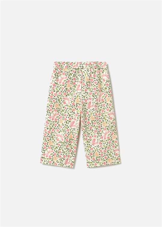 Mayoral Kız Bebek Çiçekli Pantolon Pembe 1509