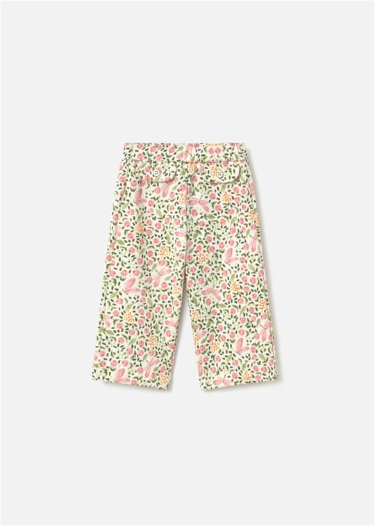 Mayoral Kız Bebek Çiçekli Pantolon Pembe 1509