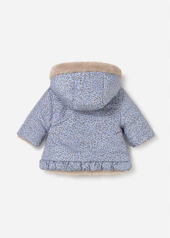 Mayoral Kız Bebek Çift Taraflı Peluş Mont Mavi 2404