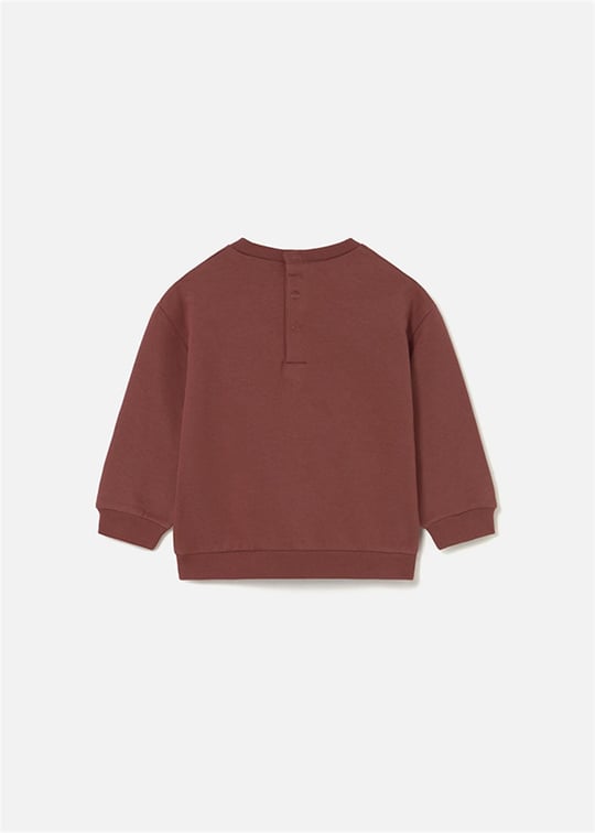 Mayoral Kız Bebek Desenli Sweatshirt Tarçın 2430