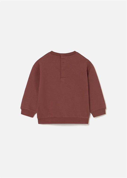 Mayoral Kız Bebek Desenli Sweatshirt Tarçın 2430