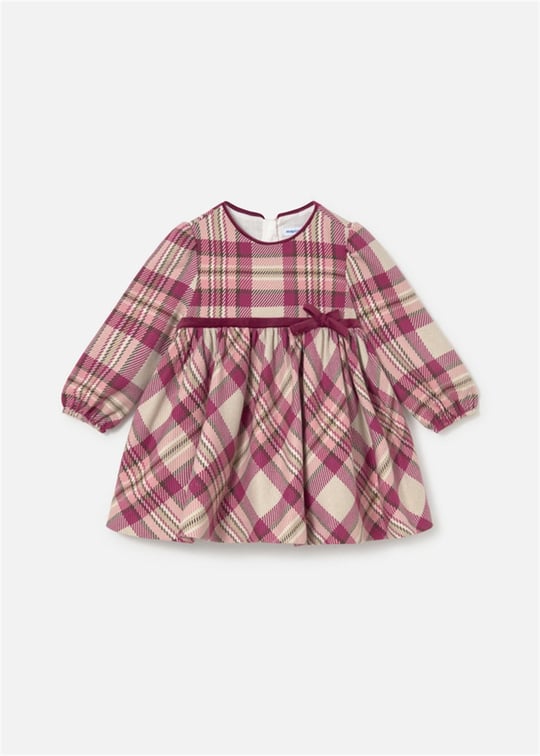 Mayoral Kız Bebek Ekoseli Elbise Pembe 2944