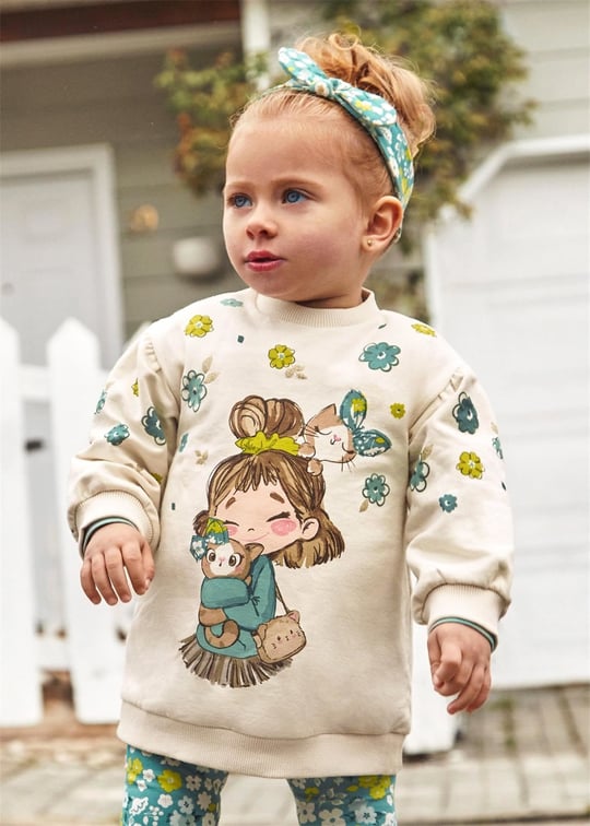 Mayoral Kız Bebek Elbise Bej 2922