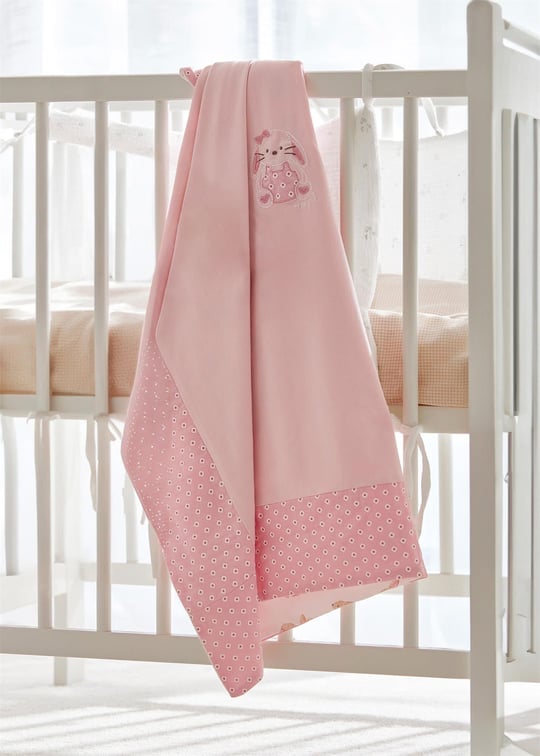 Mayoral Kız Bebek İşlemeli Kundak Pembe 9396
