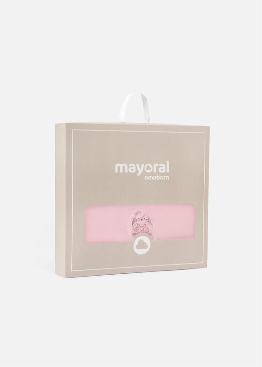 Mayoral Kız Bebek İşlemeli Kundak Pembe 9396