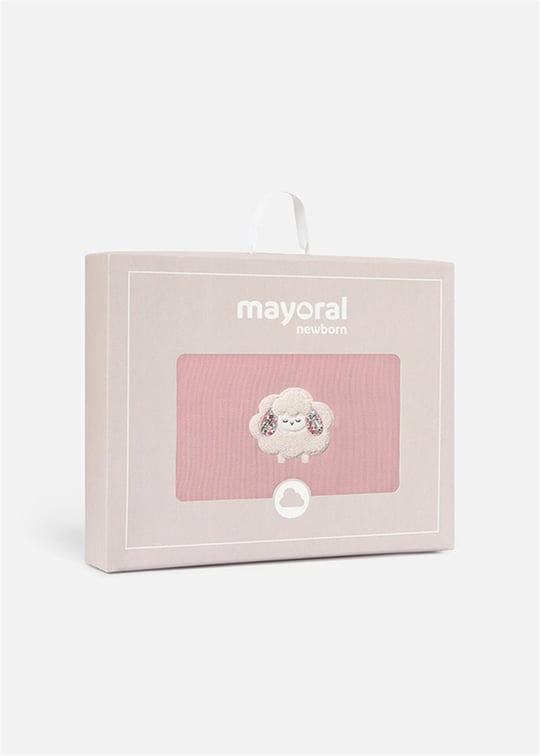 Mayoral Kız Bebek Koyun Desenli Battaniye Pembe 9490