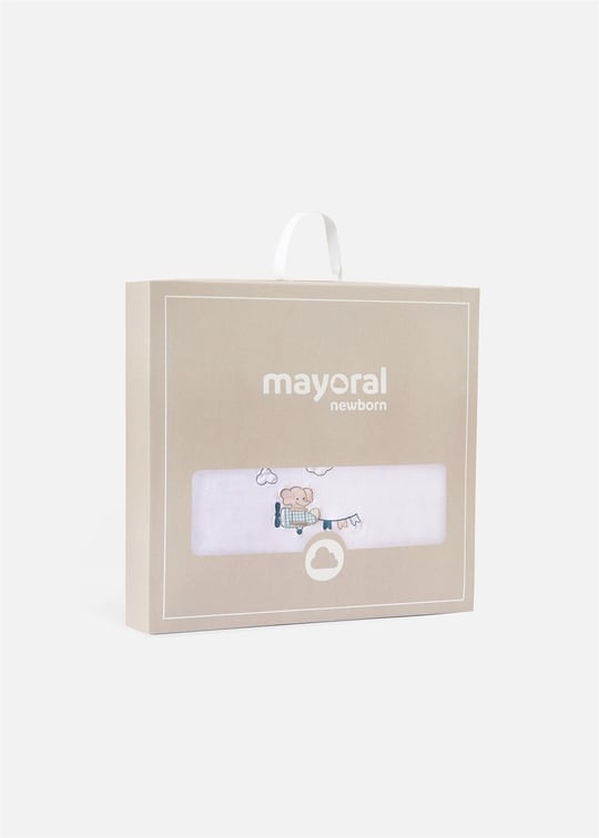 Mayoral Kız Bebek Kundak Beyaz Yeşil 9399
