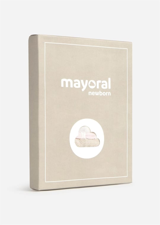 Mayoral Kız Bebek Örgü Patikli Alt Üst Takım Bej 1594