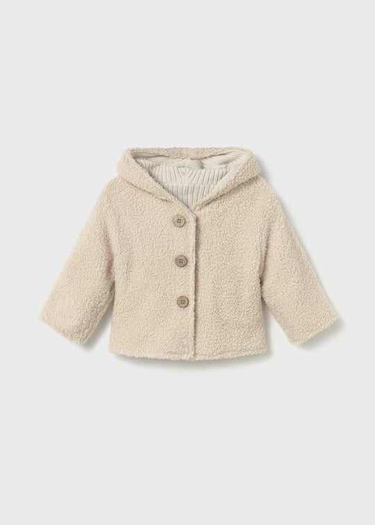 Mayoral Kız Bebek Peluş Çift Taraflı Ceket Bej 2441