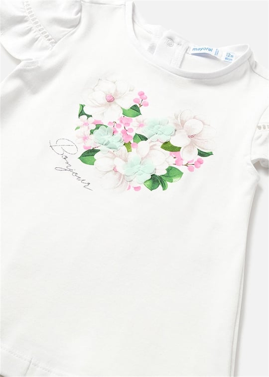 Mayoral Kız Bebek T-shirt Tayt Takım Mint 1776