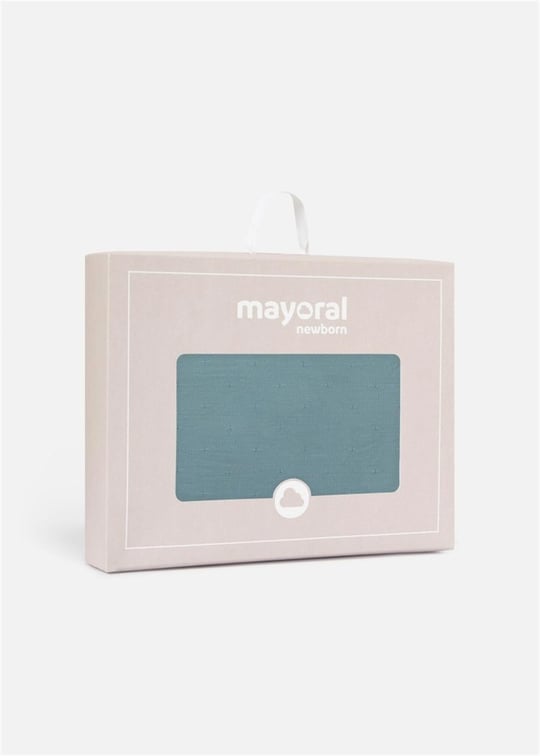 Mayoral Kız Bebek Triko Battaniye Mint 9477