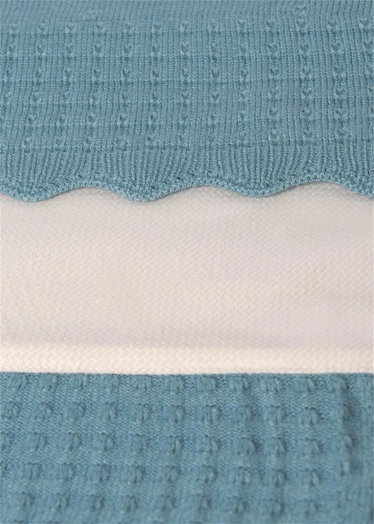 Mayoral Kız Bebek Triko Battaniye Mint 9477