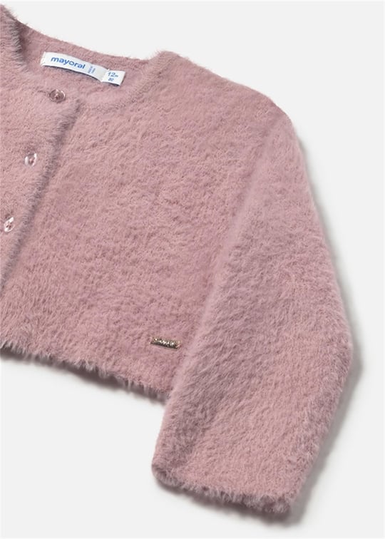 Mayoral Kız Bebek Tüylü Hırka Pembe 2357