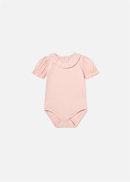 Mayoral Kız Bebek Yakalı Body Pembe 1769
