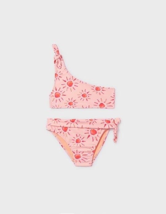 Mayoral Kız Çocuk Asimetrik Bikini Takımı Somon 6776