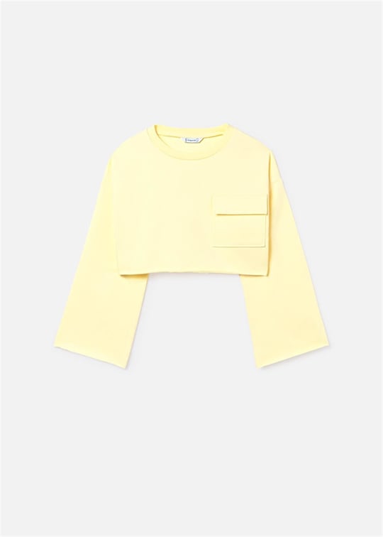 Mayoral Kız Çocuk Atlet Sweatshirt Set Sarı 6402