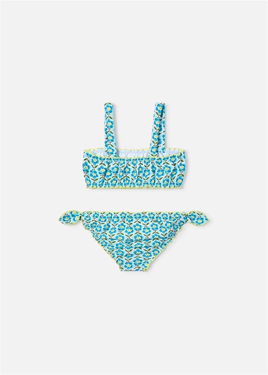 Mayoral Kız Çocuk Baskılı Bikini Takımı Turkuaz 3735