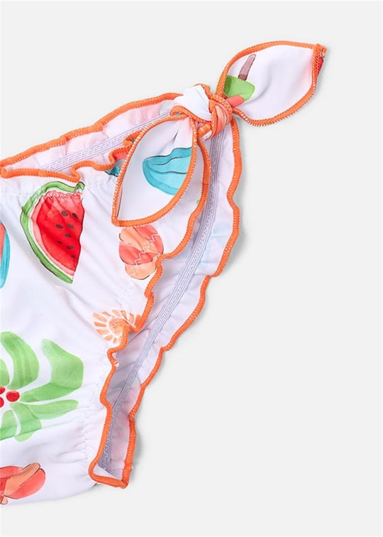 Mayoral Kız Çocuk Baskılı Bikini Takımı Turuncu 3735