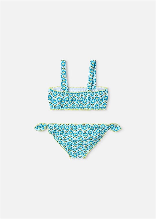 Mayoral Kız Çocuk Baskılı Bikini Takımı Turkuaz 3735