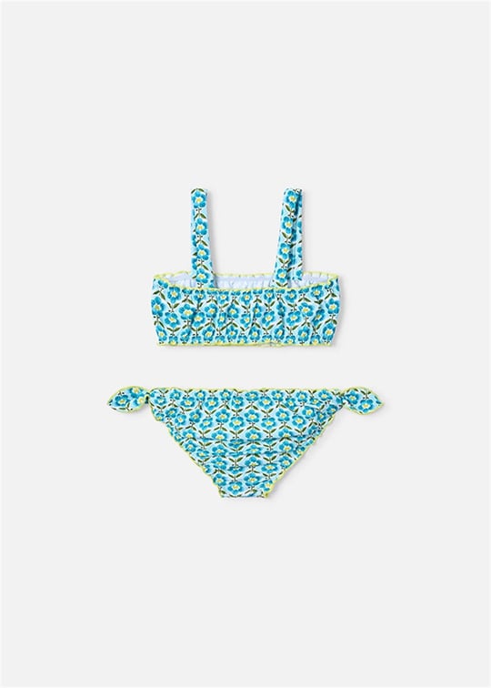 Mayoral Kız Çocuk Baskılı Bikini Takımı Turkuaz 3735
