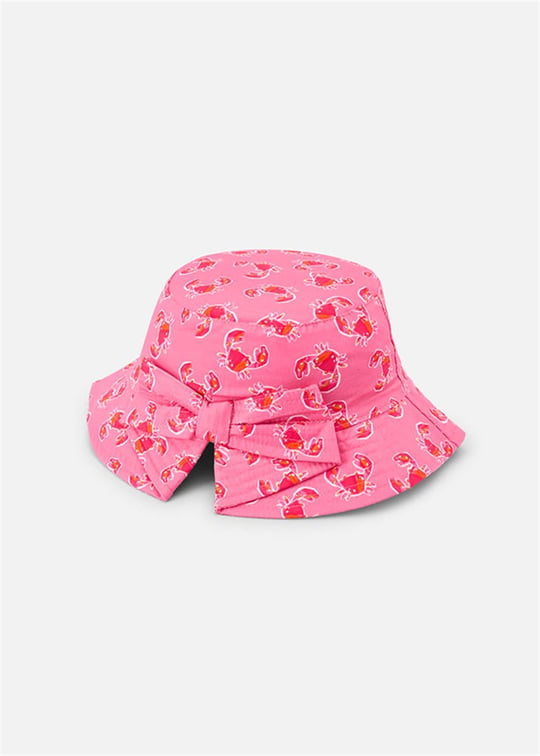 Mayoral Kız Çocuk Baskılı Şapka Pembe 10190