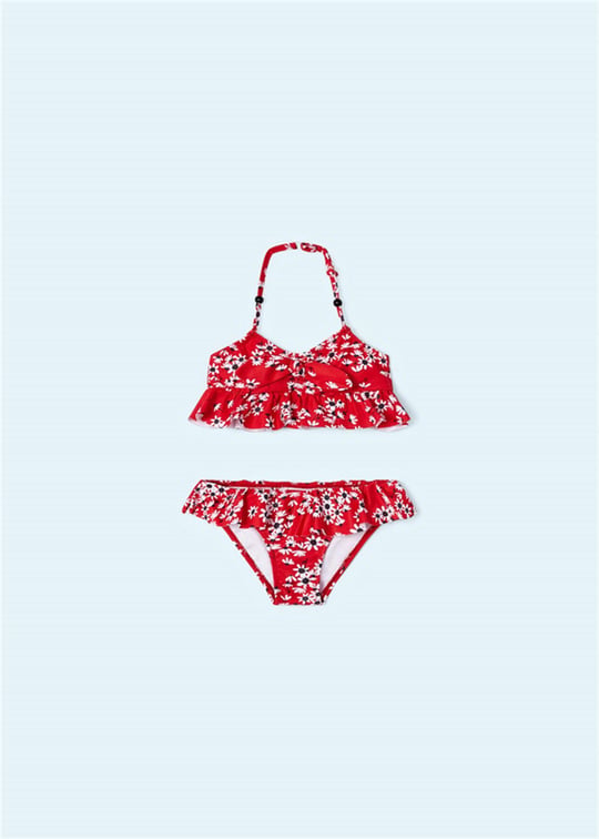 Mayoral Kız Çocuk Bikini Takımı Kırmızı 3789