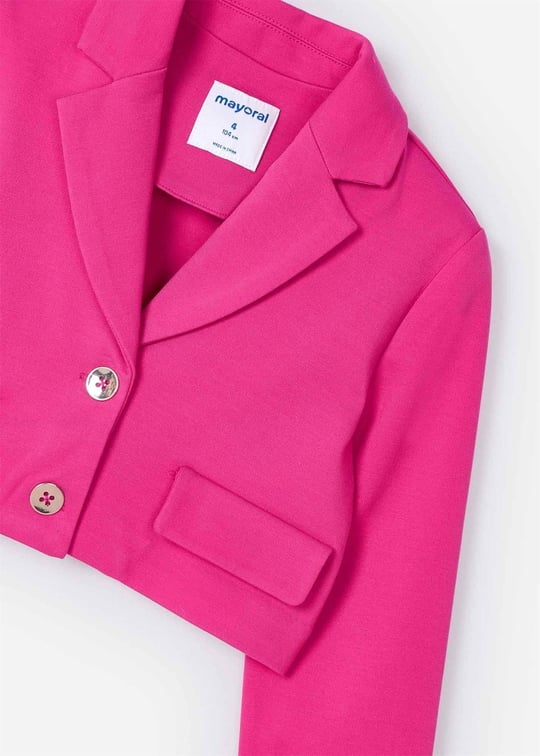 Mayoral Kız Çocuk Blazer Ceket Fuşya 3405