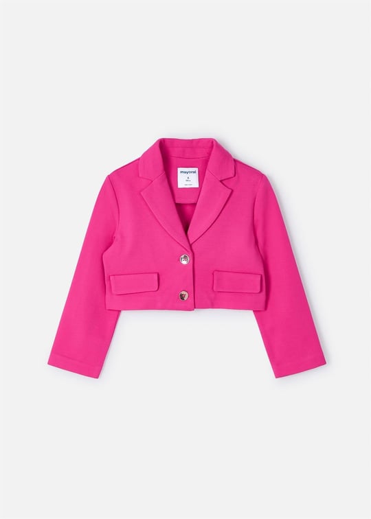 Mayoral Kız Çocuk Blazer Ceket Fuşya 3405