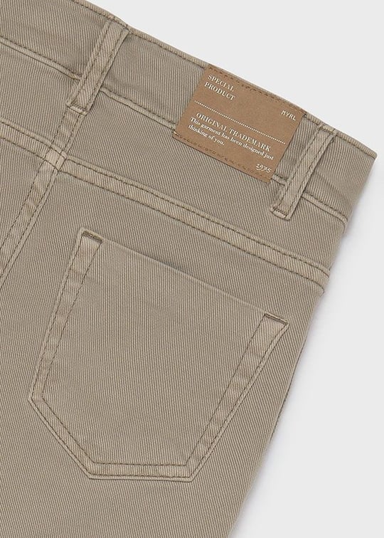 Mayoral Kız Çocuk Bol Paça Denim Pantolon Bej 7501
