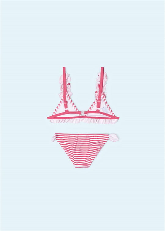 Mayoral Kız Çocuk Çiçekli Bikini Fuşya 3790