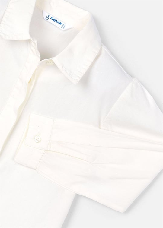 Mayoral Kız Çocuk Crop ve Gömlek Takım Krem 4317