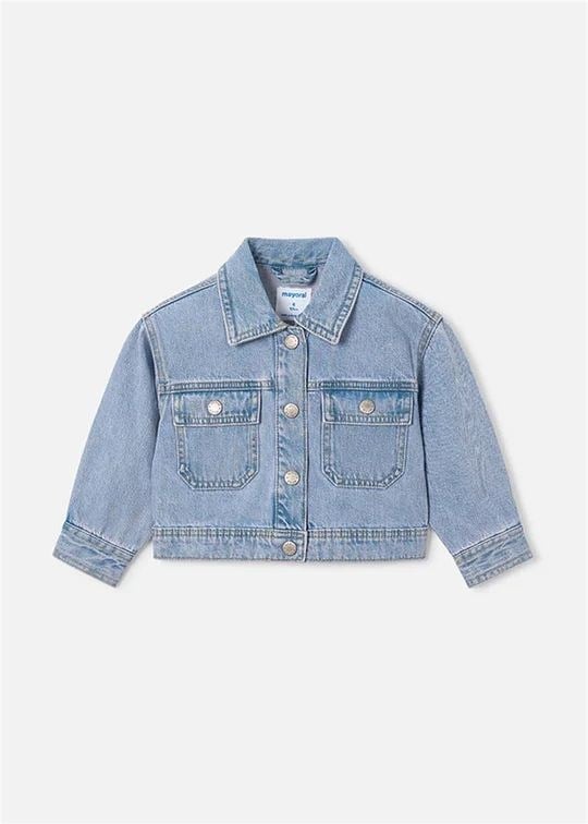 Mayoral Kız Çocuk Denim Ceket Açık Mavi 3454