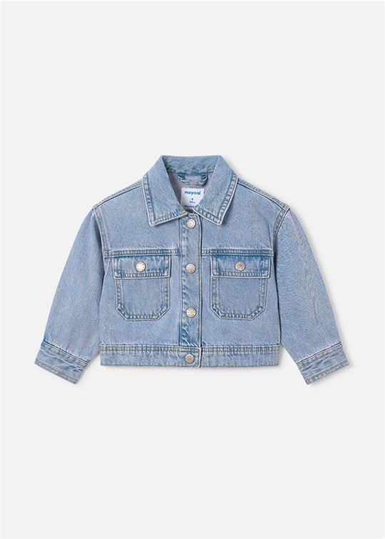 Mayoral Kız Çocuk Denim Ceket Açık Mavi 3454