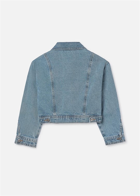 Mayoral Kız Çocuk Denim Ceket Mavi 6406