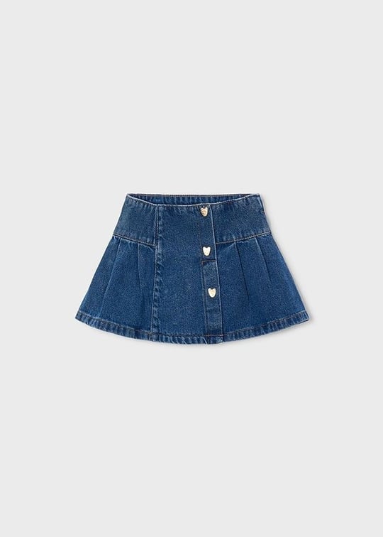 Mayoral Kız Çocuk Denim Etek Mavi 4902