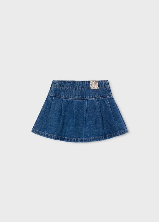 Mayoral Kız Çocuk Denim Etek Mavi 4902