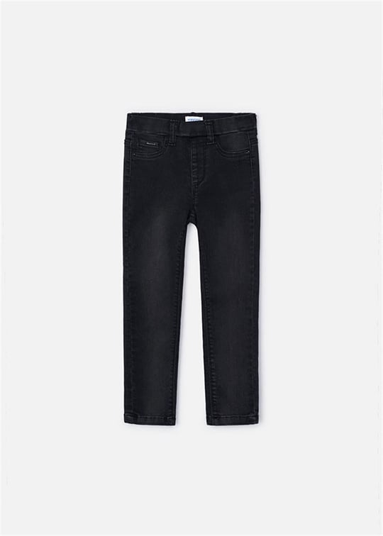 Mayoral Kız Çocuk Denim Kapalı Pantolon Siyah 577