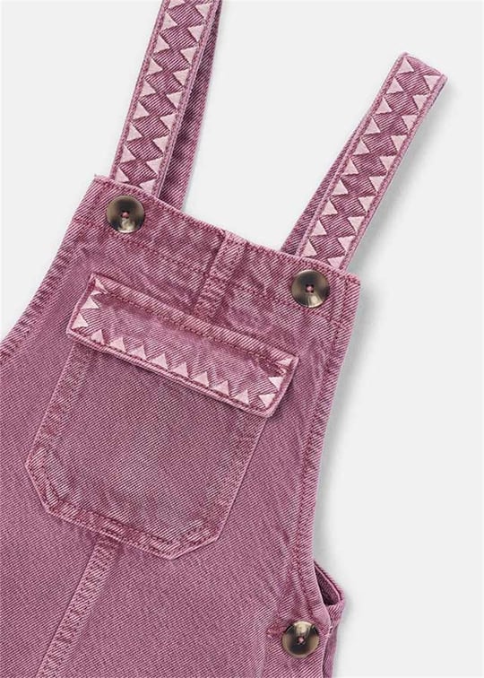 Mayoral Kız Çocuk Denim Salopet Elbise Gül Kurusu 4910