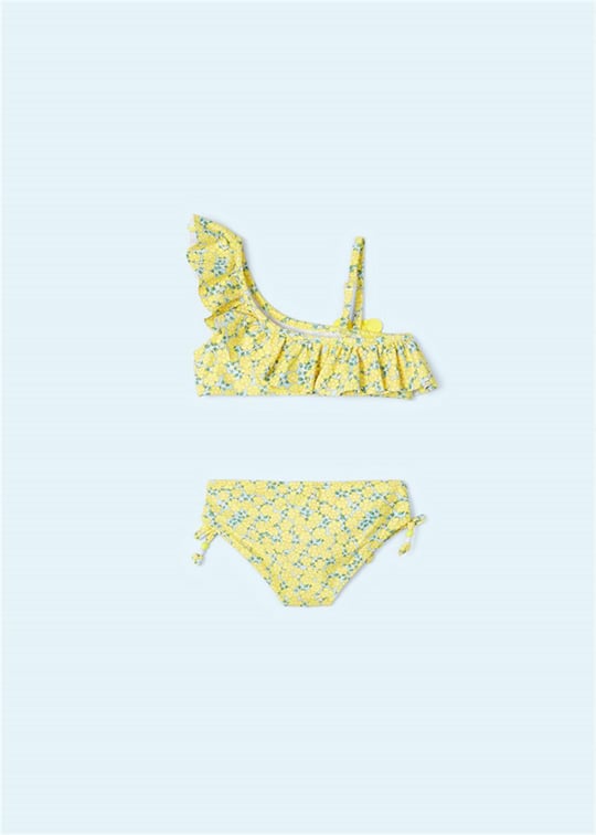 Mayoral Kız Çocuk Desenli Bikini Sarı 3788