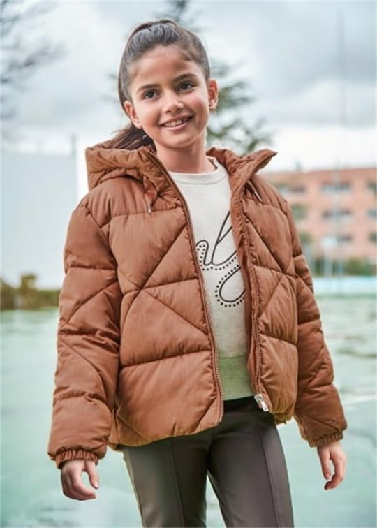 Mayoral Kız Çocuk Dolgulu Mont Kahverengi 7484