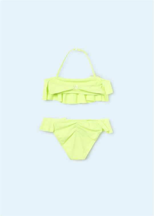 Mayoral Kız Çocuk Fırfırlı Bikini Sarı 6752