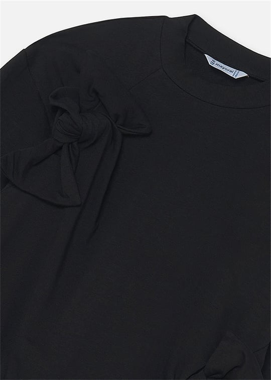 Mayoral Kız Çocuk Fiyoklu Sweatshirt Siyah 7429
