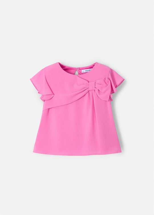 Mayoral Kız Çocuk Fiyonklu Bluz Pembe 3182