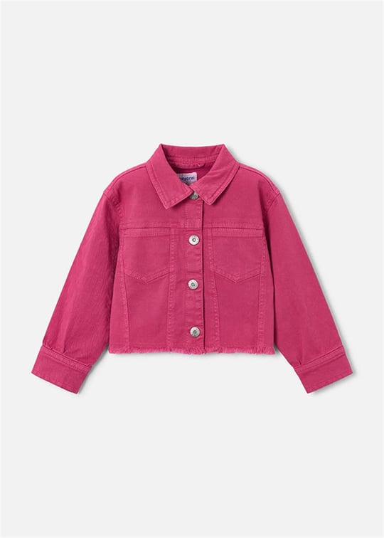 Mayoral Kız Çocuk Gabardin Ceket Pembe 3455