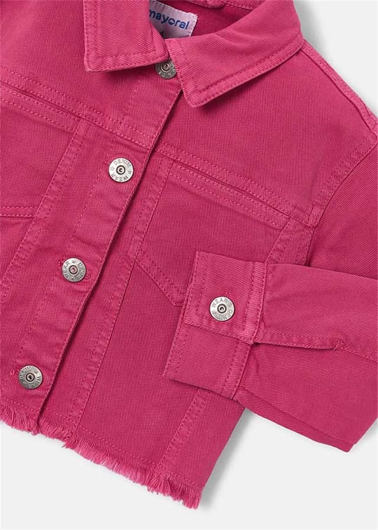 Mayoral Kız Çocuk Gabardin Ceket Pembe 3455