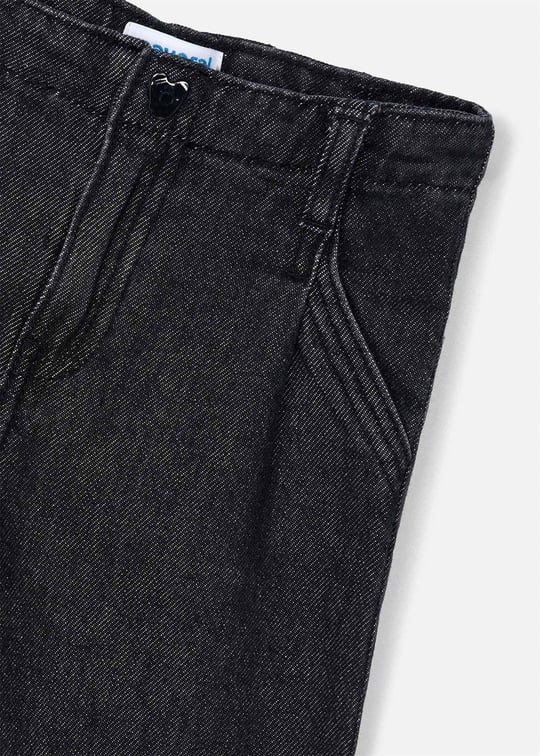 Mayoral Kız Çocuk Geniş Paça Pantolon Siyah 4578