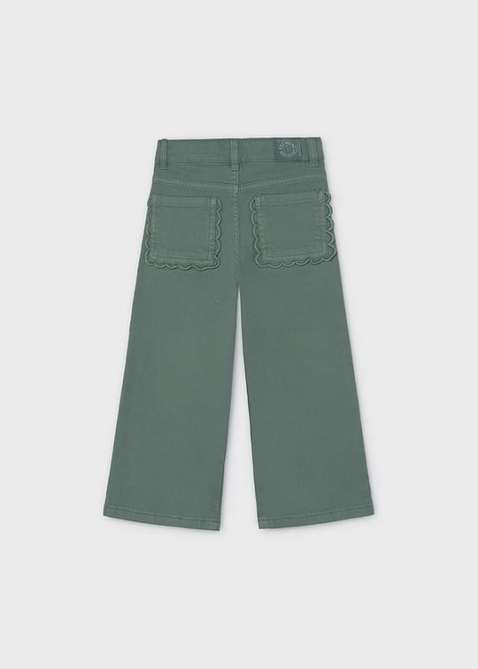 Mayoral Kız Çocuk Geniş Paça Pantolon Mint 4521