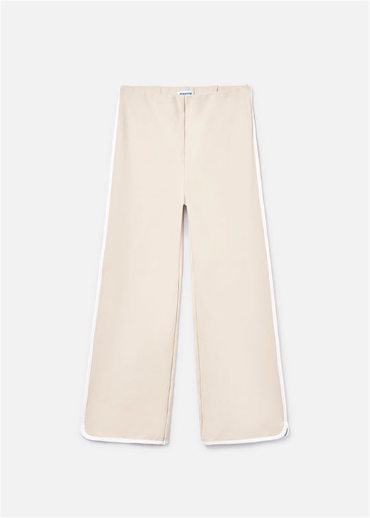 Mayoral Kız Çocuk Geniş Paça Pantolon Krem 6556